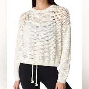 Sweaty Betty Tides Open Stitch Cotton Pullover